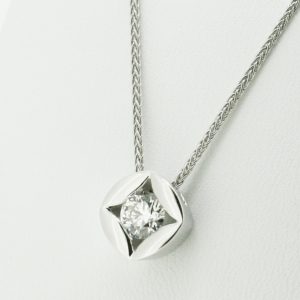 Brillantcollier 585 Weißgold 0,51ct