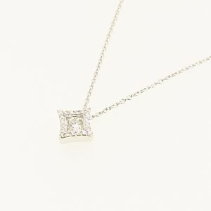 Brillantcollier in 585 Weißgold