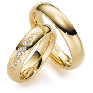 Trauringe Gerstner 585/-Gelbgold 4/28622/5 28622/5