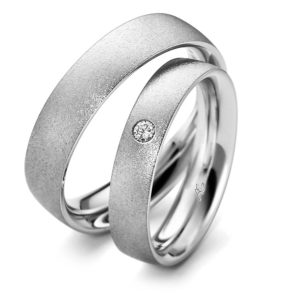 Trauringe Gerstner 375/- Weißgold 28416/4.5 4/28416/4.5