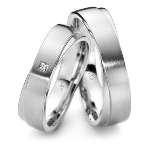 Trauringe Gerstner 585/- Weißgold 28419/6,3 4/28419/6,3