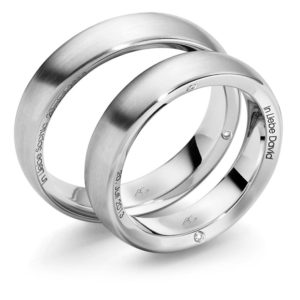 Trauringe Gerstner 600/- Platin 4/28409/5 28410/5