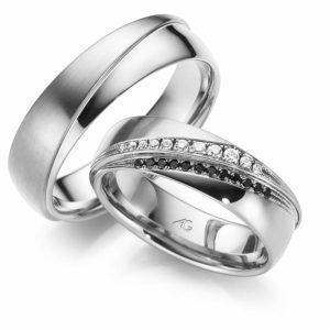 Trauringe Gerstner 585/-Weißgold 4/28530/6 28530/6