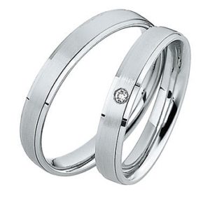 Trauringe Saint Maurice DR 870540 / HR 870550 333/- Weißgold