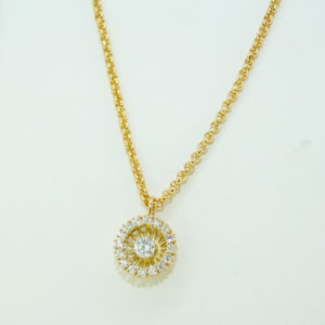 Collier Swing Gelbgold Jörg Heinz