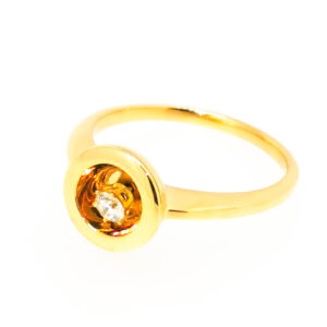 Brillantring 750/- Gelbgold